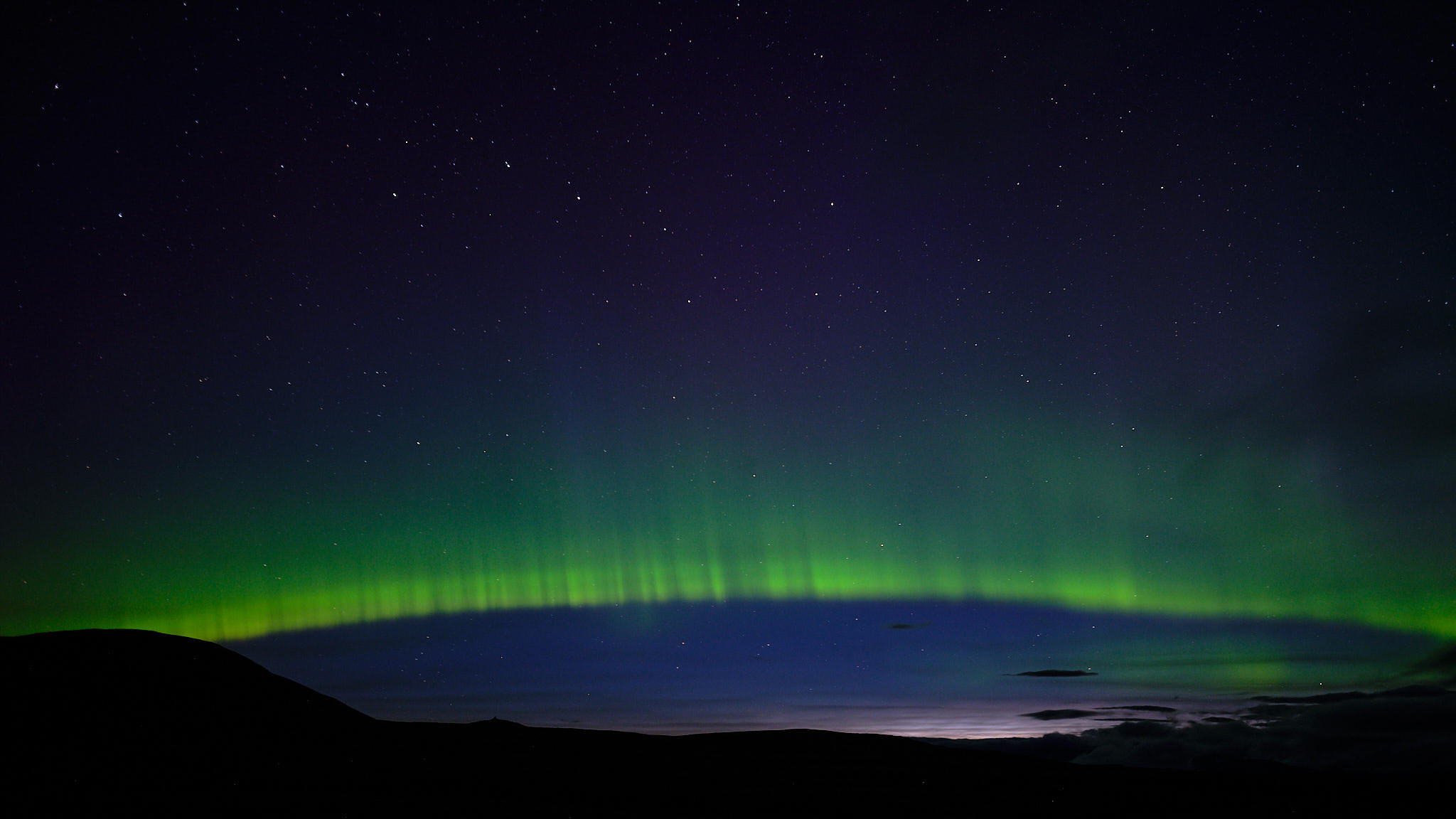 Polarlichter (aurora borealis) - Skarven - Norwegen - Norway