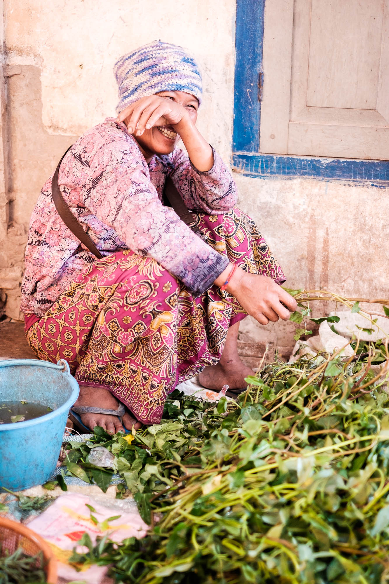 Women selling at the market - Cambodia